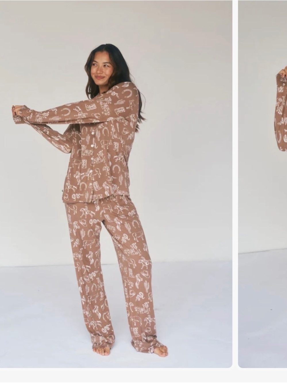 Ladies Collared Set - COWBOY
Bambi & Birdie
Pajama set